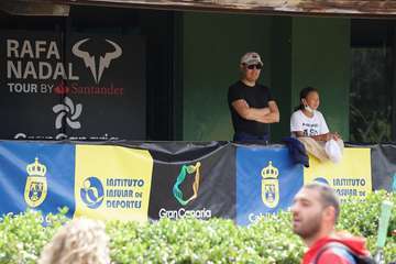 Jornada tenística de este lunes en Telde del Rafa Nadal Tour By Santander Gran Canaria 2022/TA.